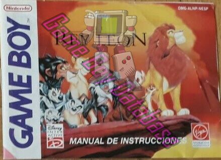 Rey Leon (Disney el)  NESP Front of the booklet