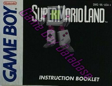 Super Mario Land USA-1 Front of the booklet