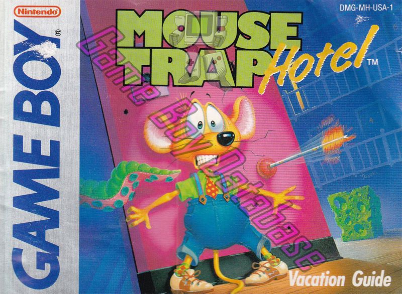 Mouse Trap Hotel USA-1 Front of the booklet