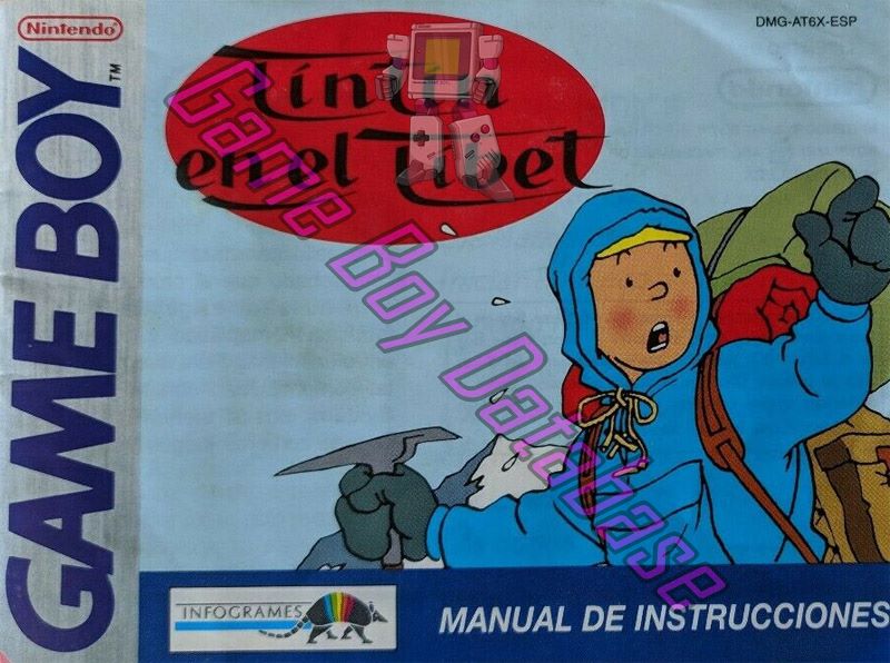 Tintin en el Tibet ESP Front of the booklet