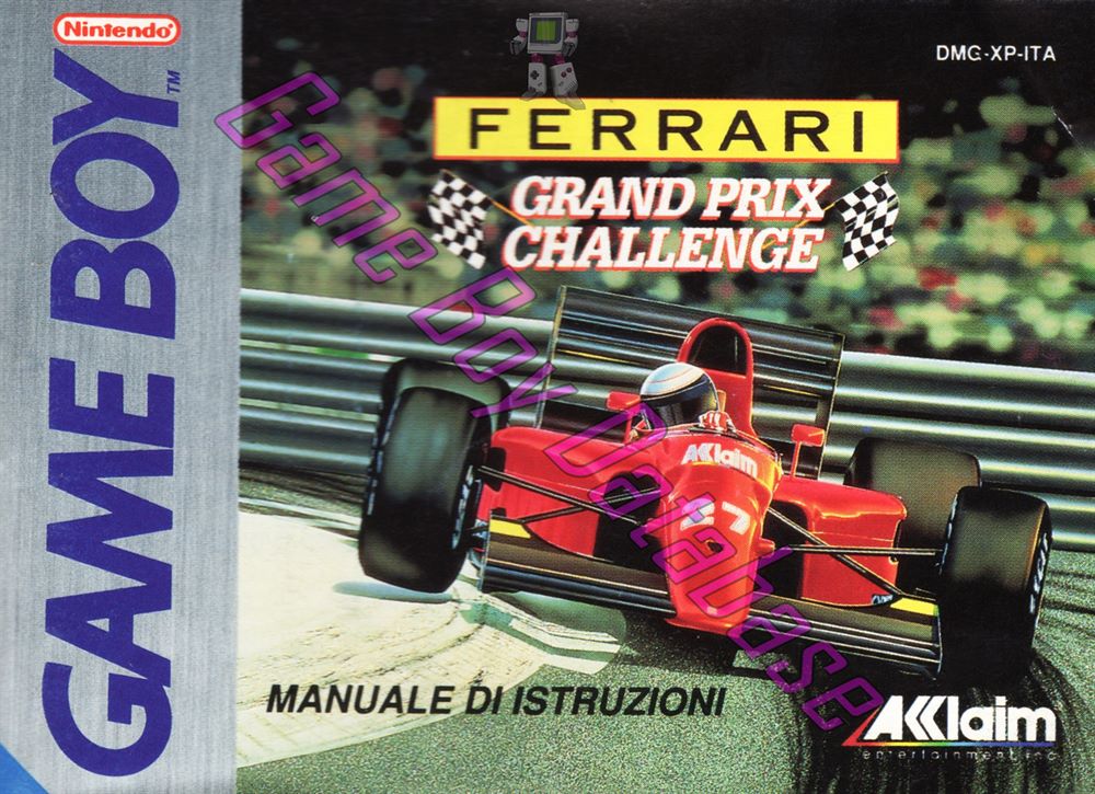 Ferrari Grand Prix Challenge ITA Front of the booklet