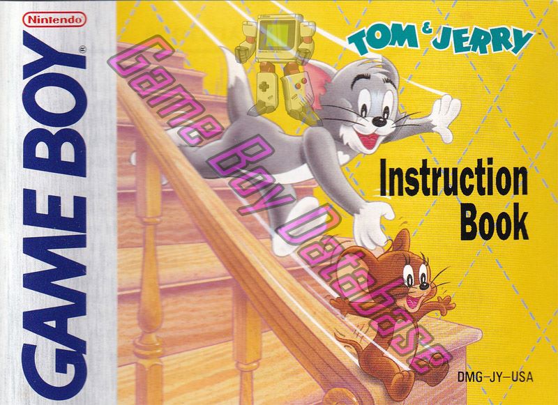 Tom & Jerry USA Front of the booklet