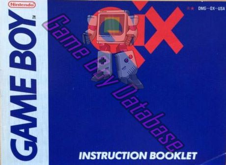 Qix USA Front of the booklet