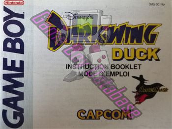 Darkwing Duck (Disney's) FAH-1 Front of the booklet