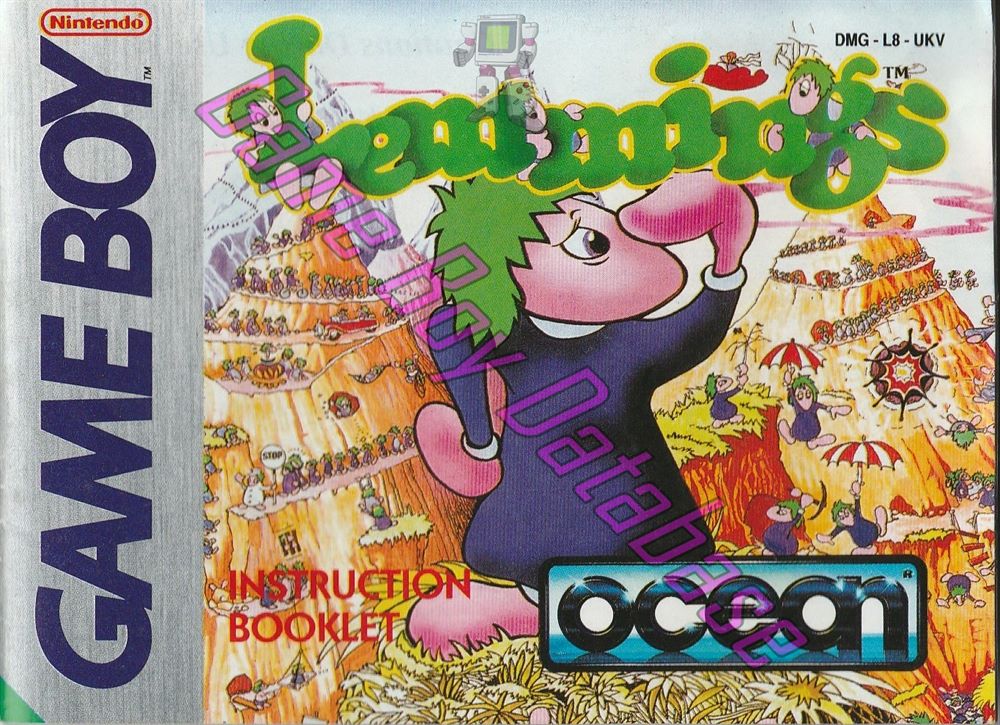 Lemmings UKV Front of the booklet