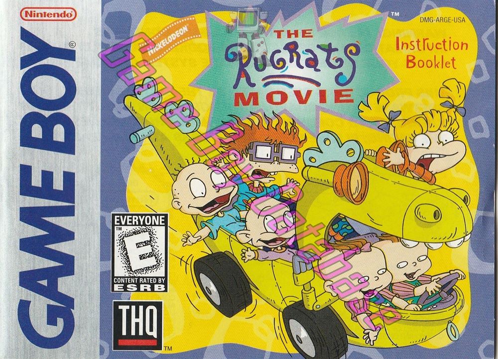 Rugrats Movie (the) USA Front of the booklet