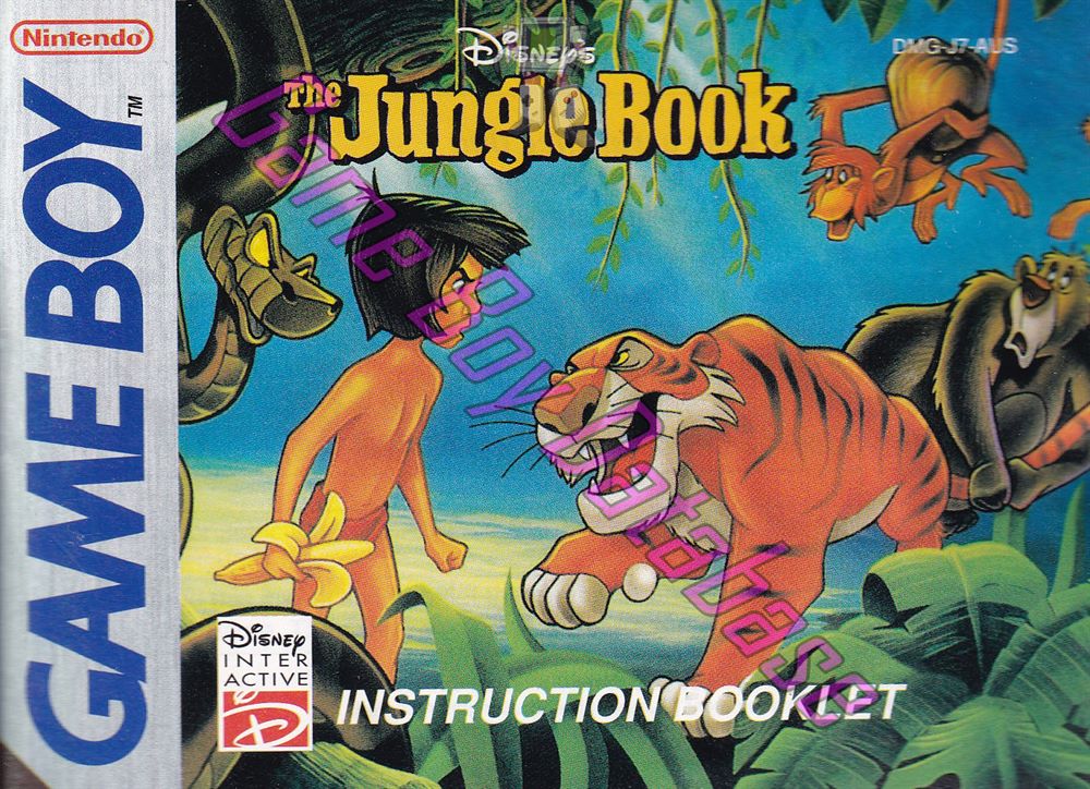 Jungle Book (Disney’s the) AUS Front of the booklet