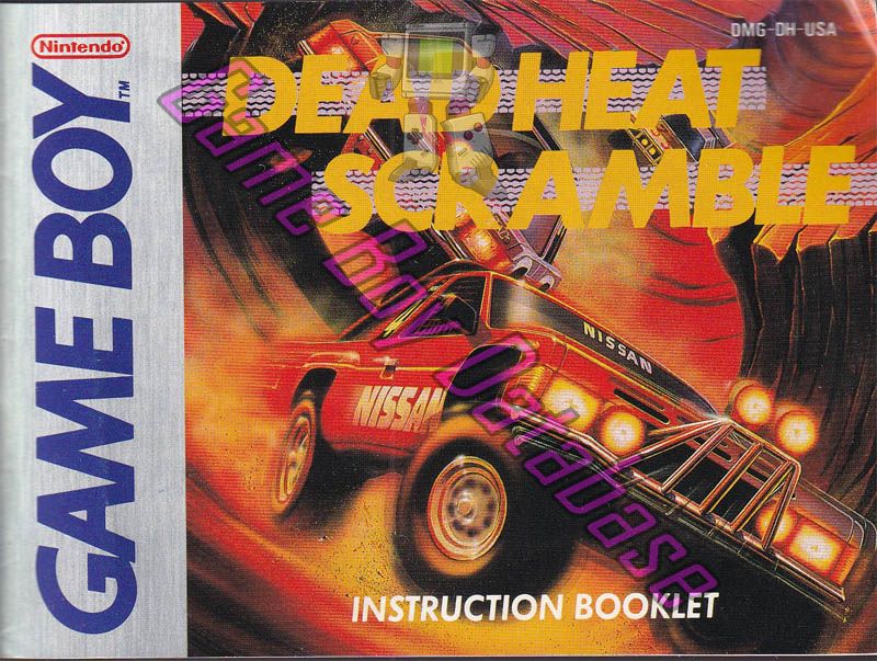 Dead Heat Scramble USA Front of the booklet