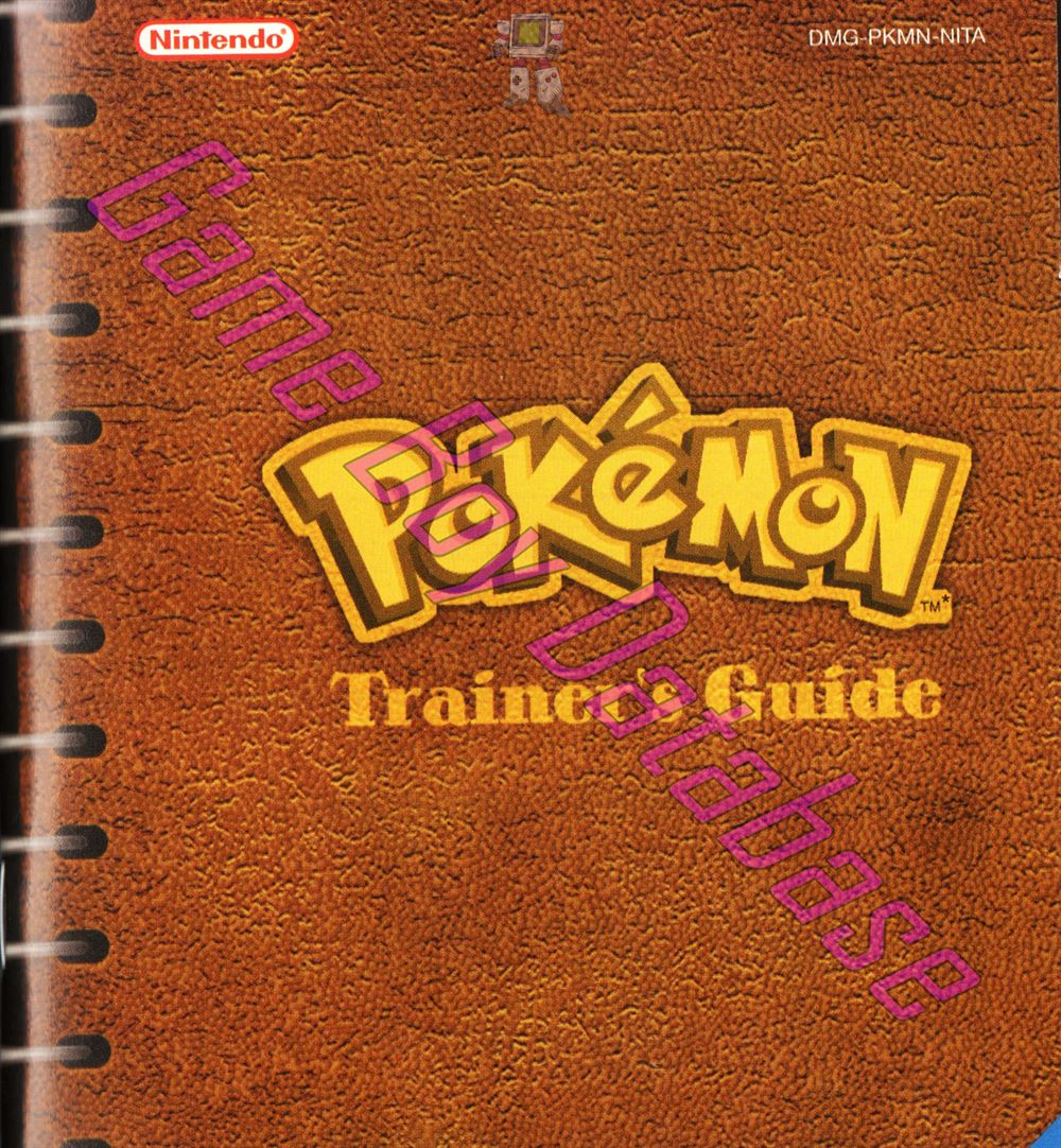 Pokemon Versione Rossa NITA-2 Front of the booklet