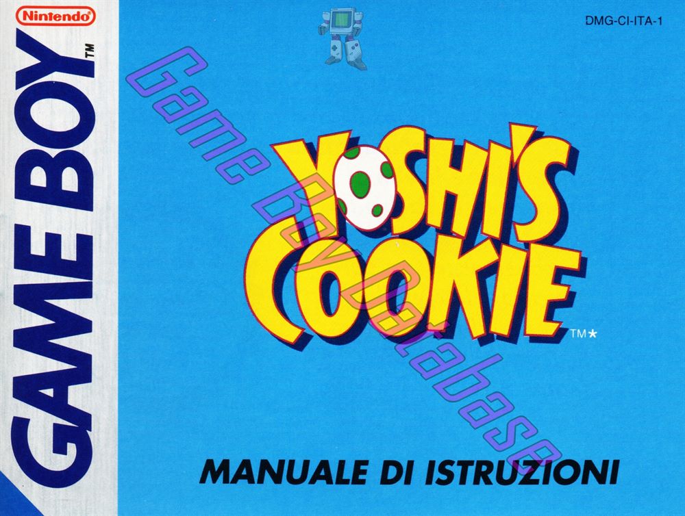 Yoshi's Cookie ITA-1 Front of the booklet