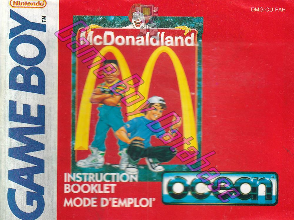 Mc Donaldland FAH Front of the booklet