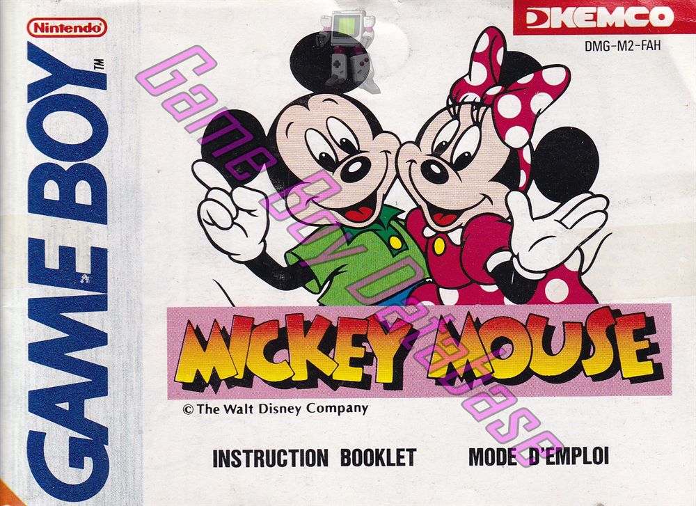 Mickey Mouse FAH Front of the booklet