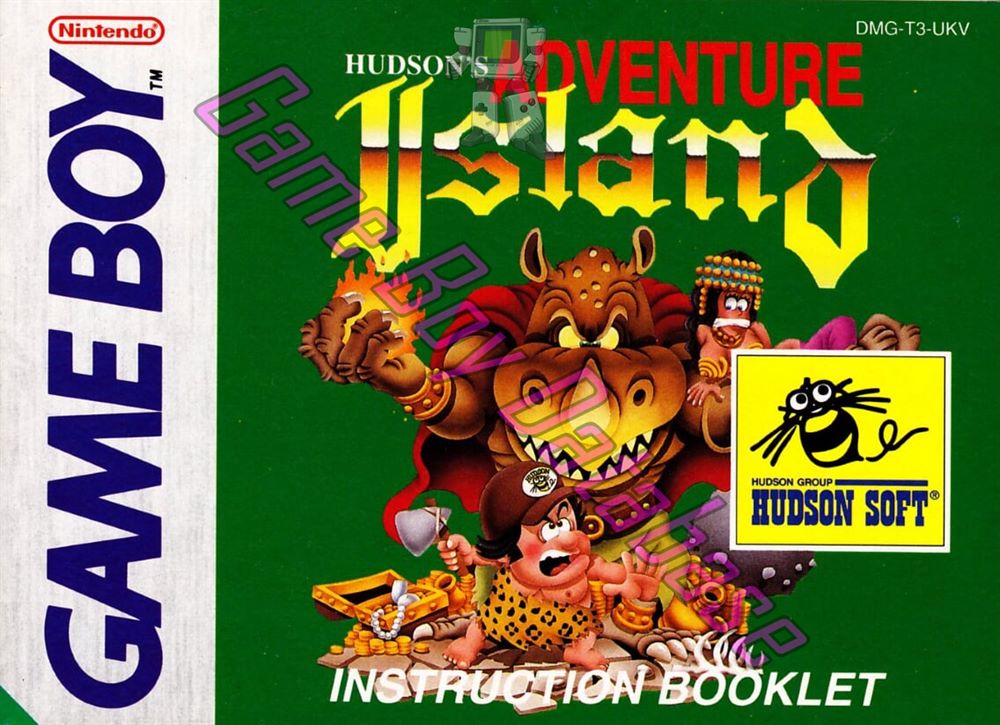 Adventure Island UKV Front of the booklet