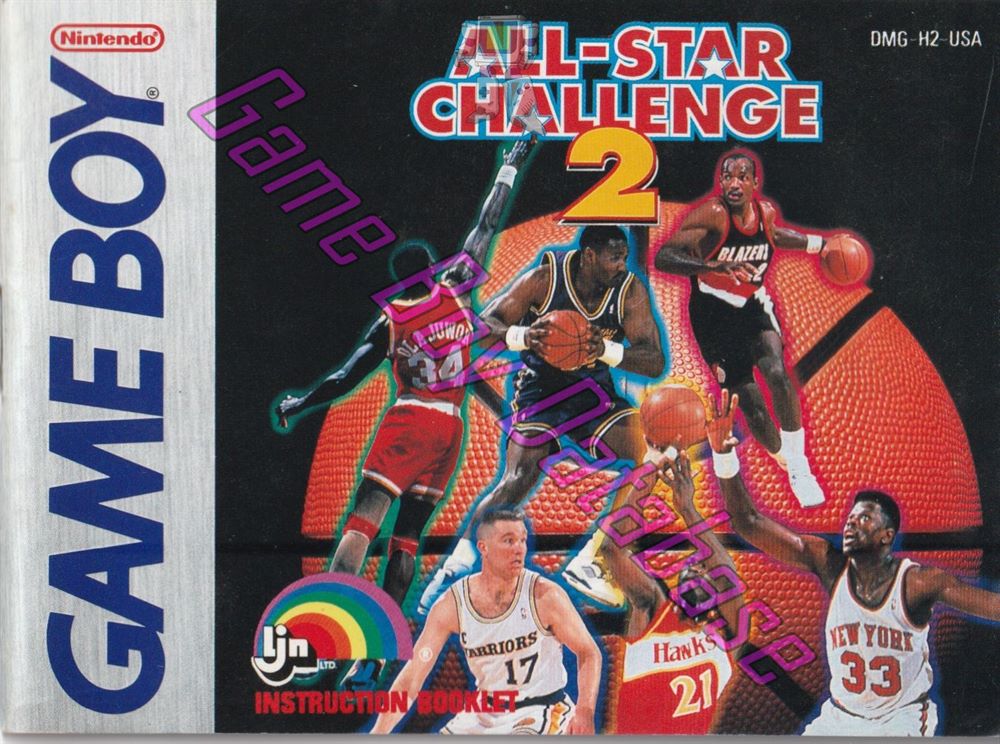 NBA All-Star Challenge 2 USA-1 Front of the booklet