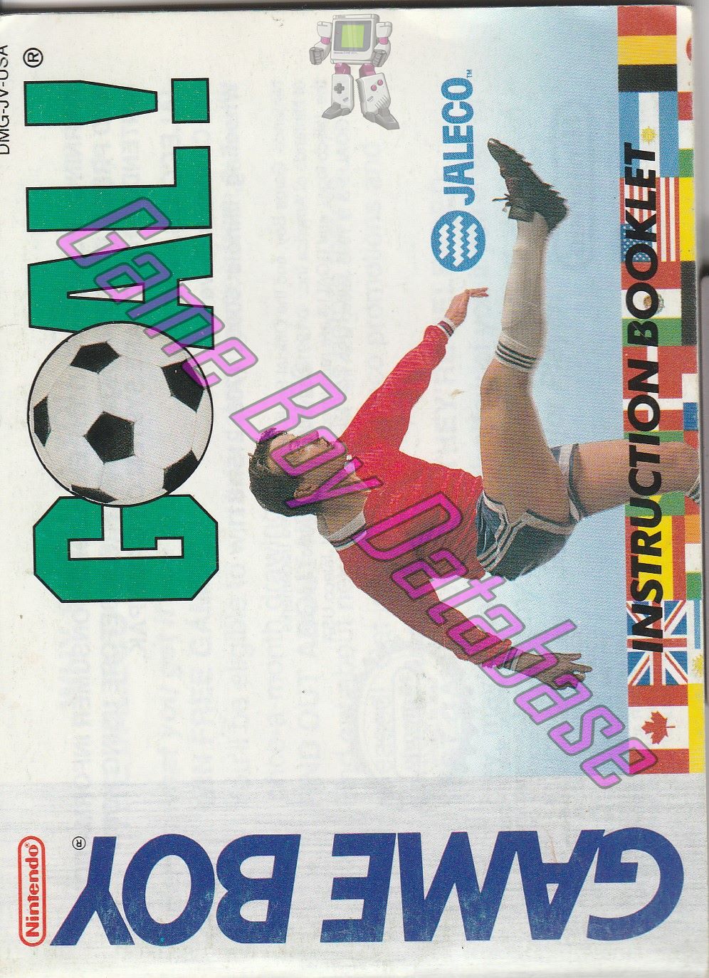 Goal! USA Front of the booklet