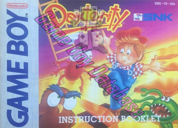 Dexterity USA Front of the booklet