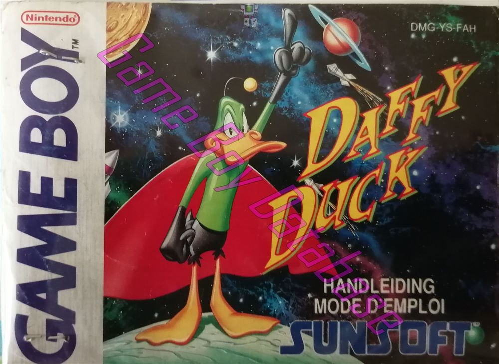 Daffy Duck FAH Front of the booklet