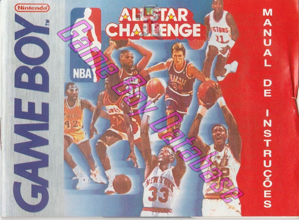 NBA All-Star Challenge GPS Front of the booklet