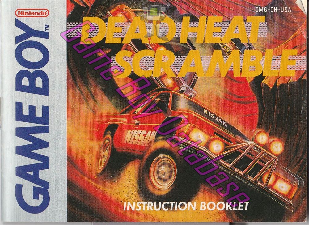 Dead Heat Scramble USA Front of the booklet