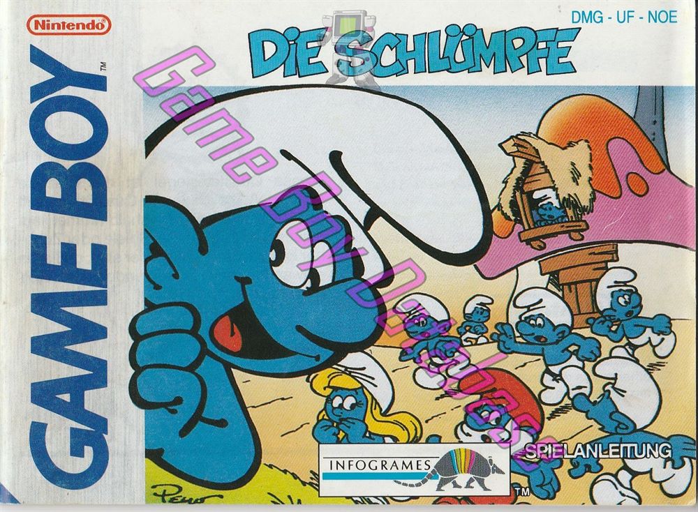 Schlümpfe (die) NOE Front of the booklet