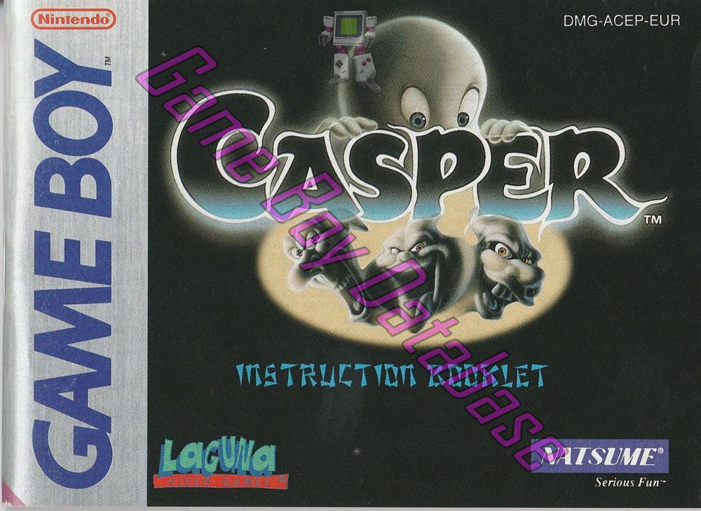 Casper EUR-1 Front of the booklet