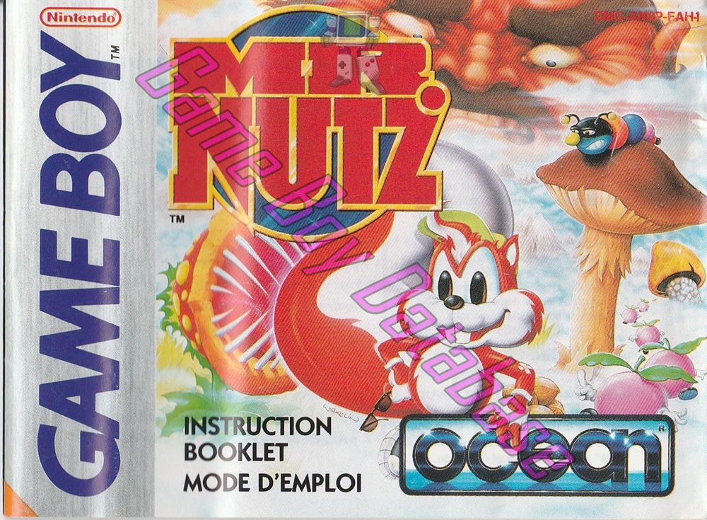 Mr Nutz FAH-1 Front of the booklet