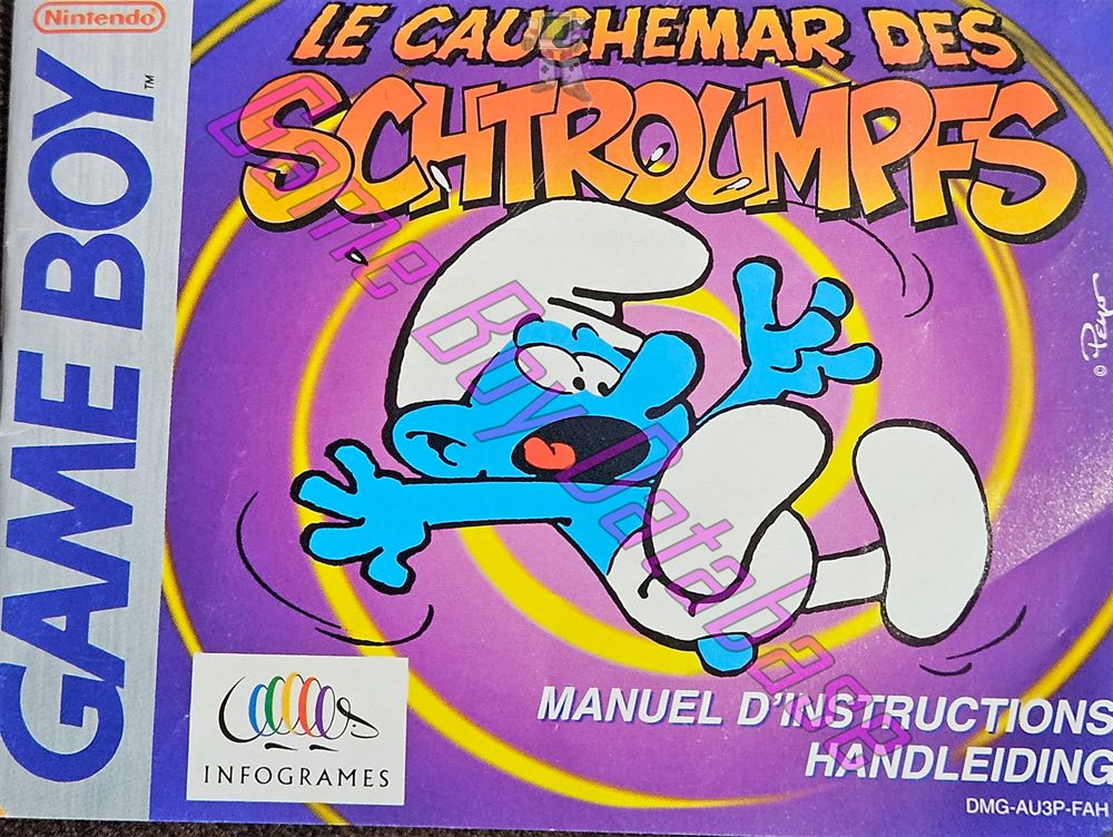 Cauchemar des Schtroumpfs (le) FAH Front of the booklet