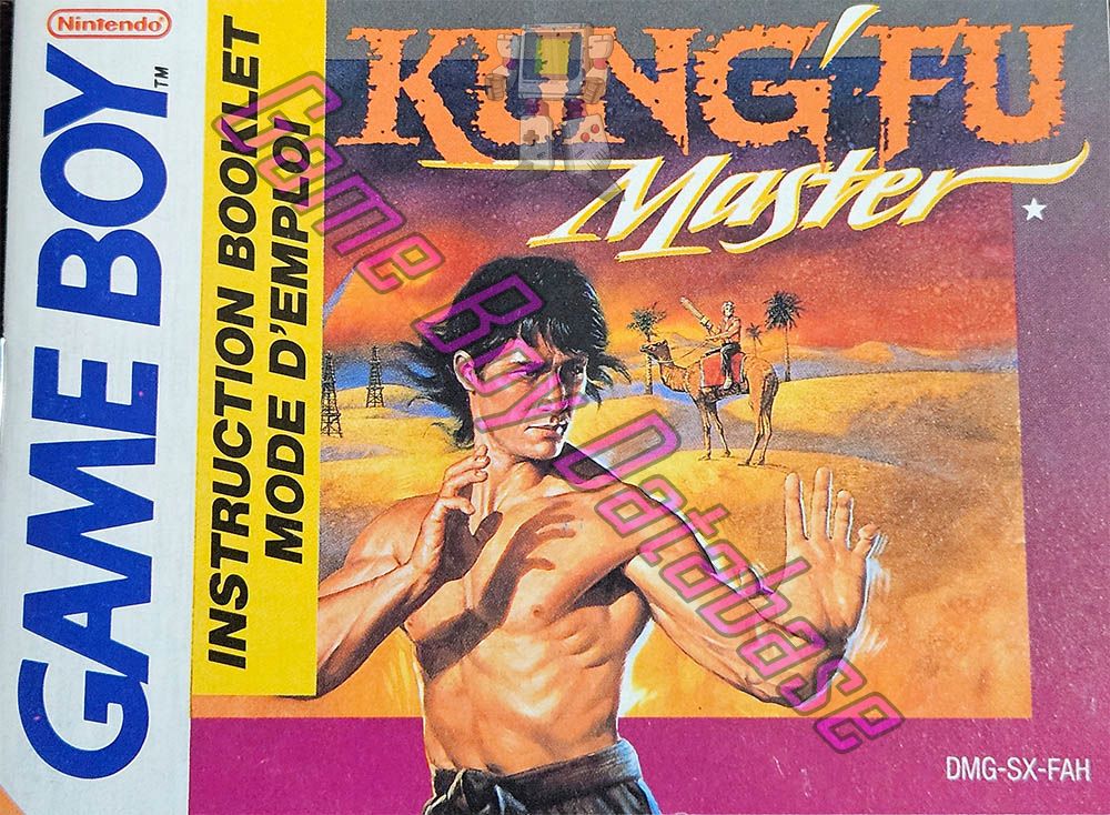 Kung-Fu Master FAH Front of the booklet