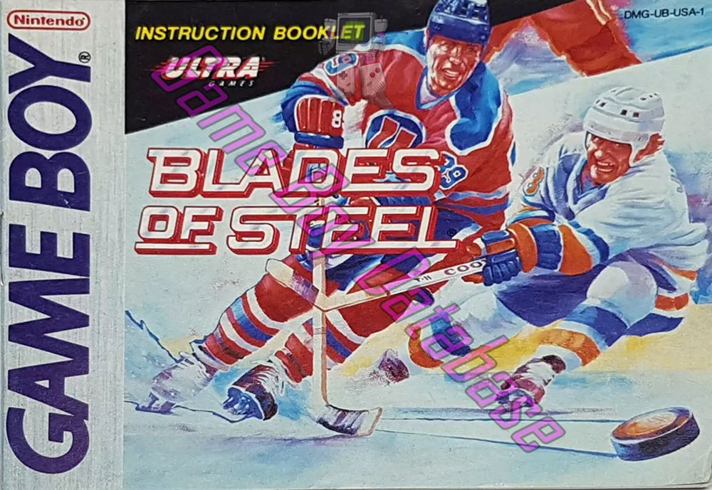 Blades of Steel USA-1 Front of the booklet