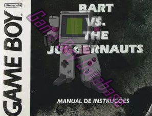 Simpsons Bart vs. the Juggernauts (the) BRA Front of the booklet