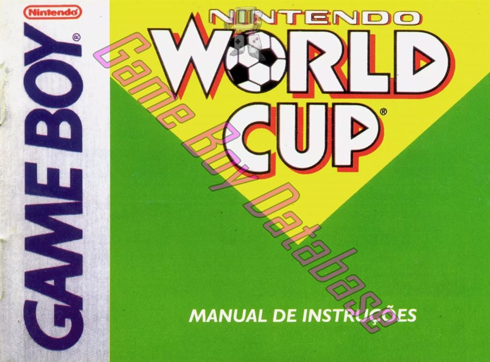 Nintendo World Cup BRA Front of the booklet