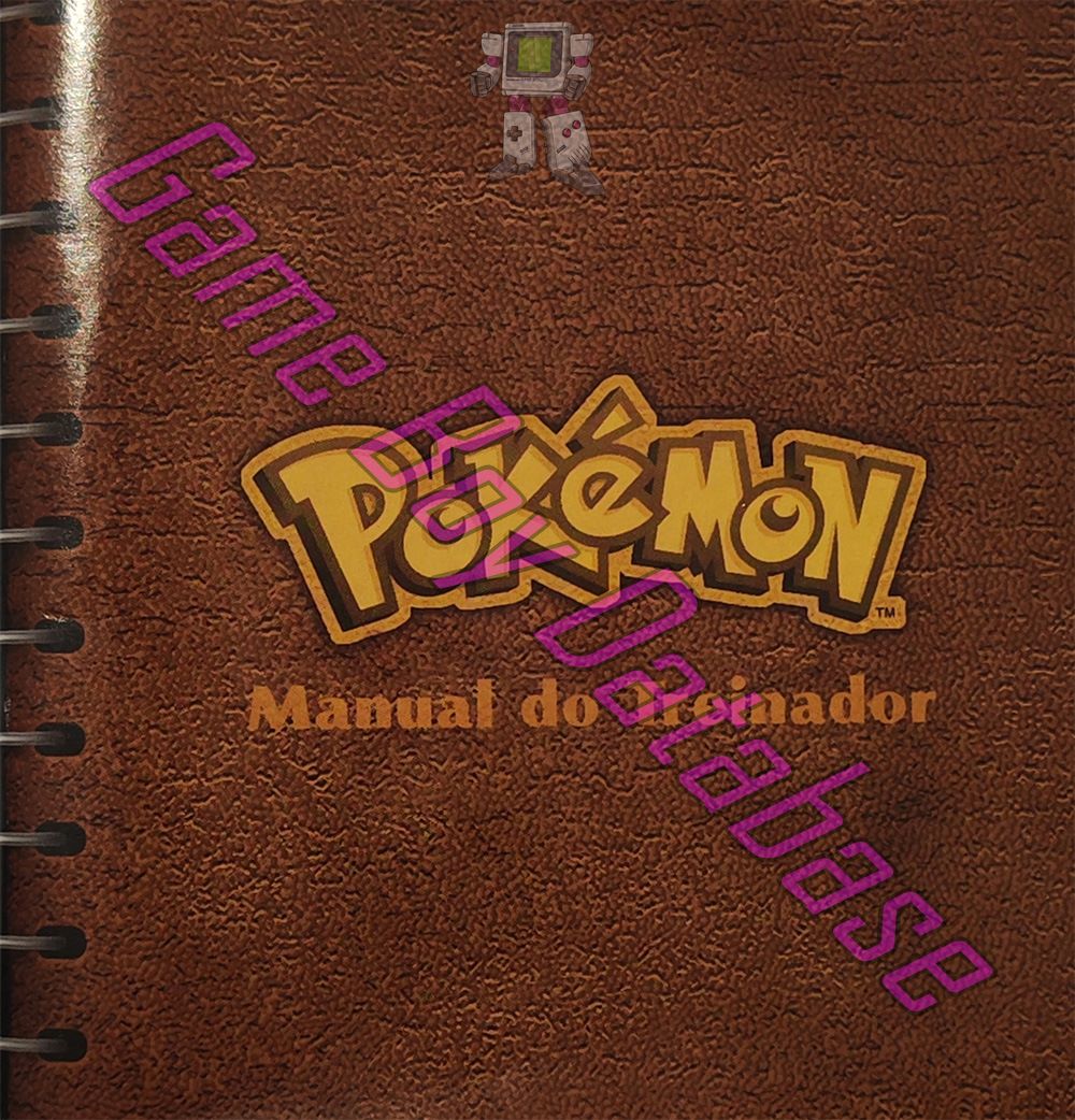 Pokemon Versão Vermelha BRA Front of the booklet