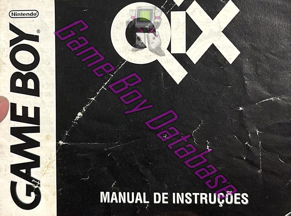 Qix BRA Front of the booklet