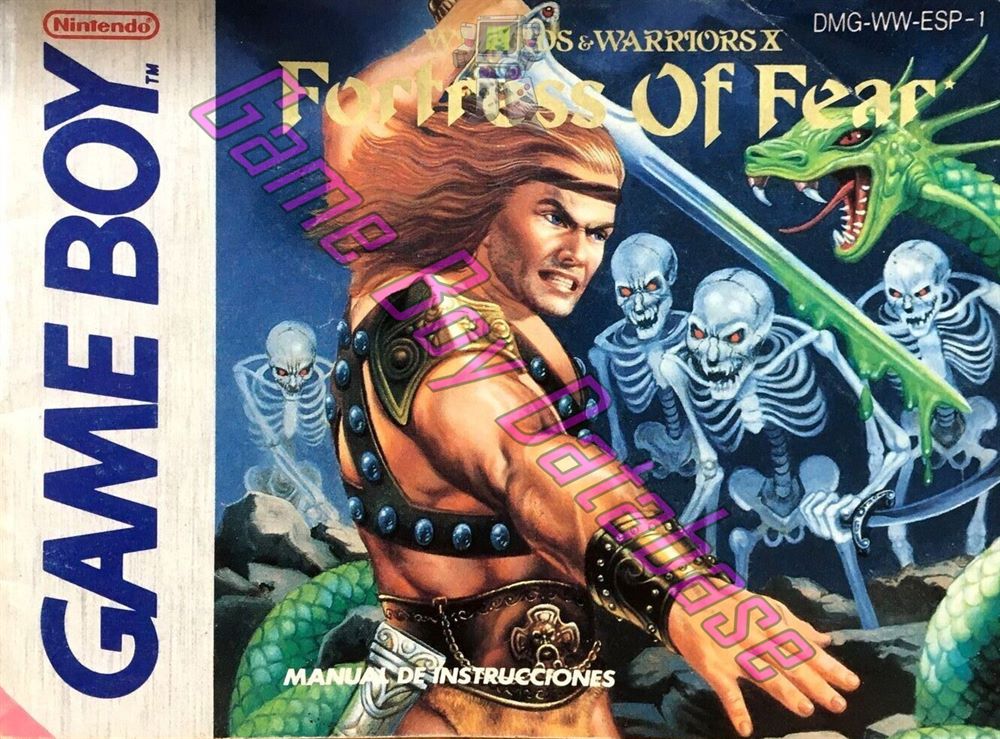 Fortress of Fear (Wizards & Warriors X) ESP-1 Front of the booklet