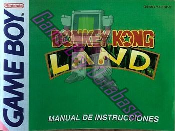 Donkey Kong Land ESP-2 Front of the booklet