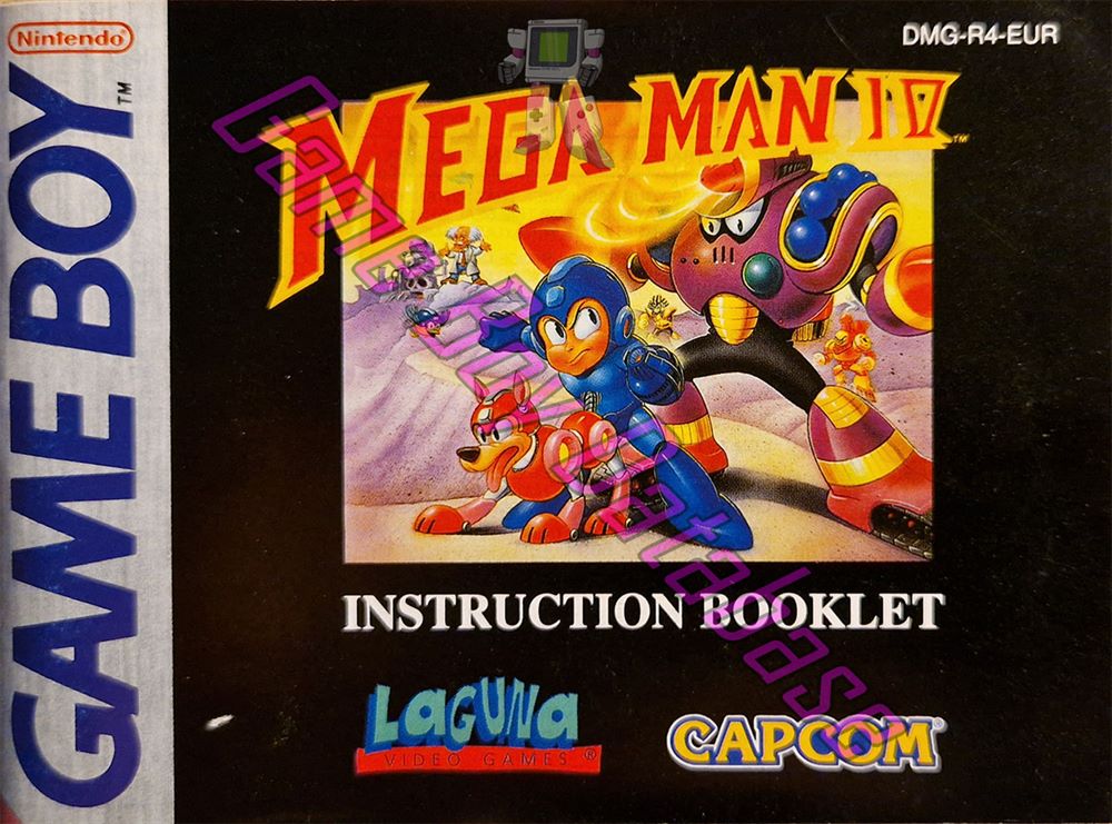 Mega Man IV  EUR Front of the booklet