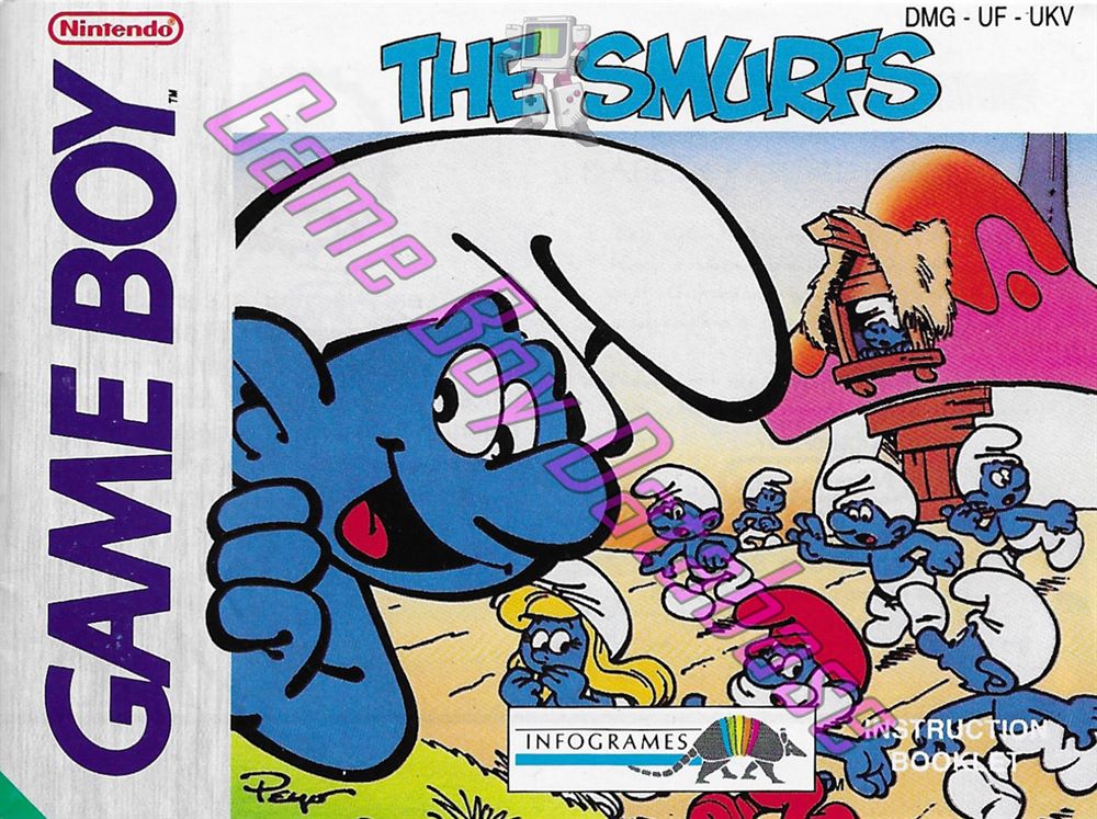 Smurfs (the) UKV Front of the booklet