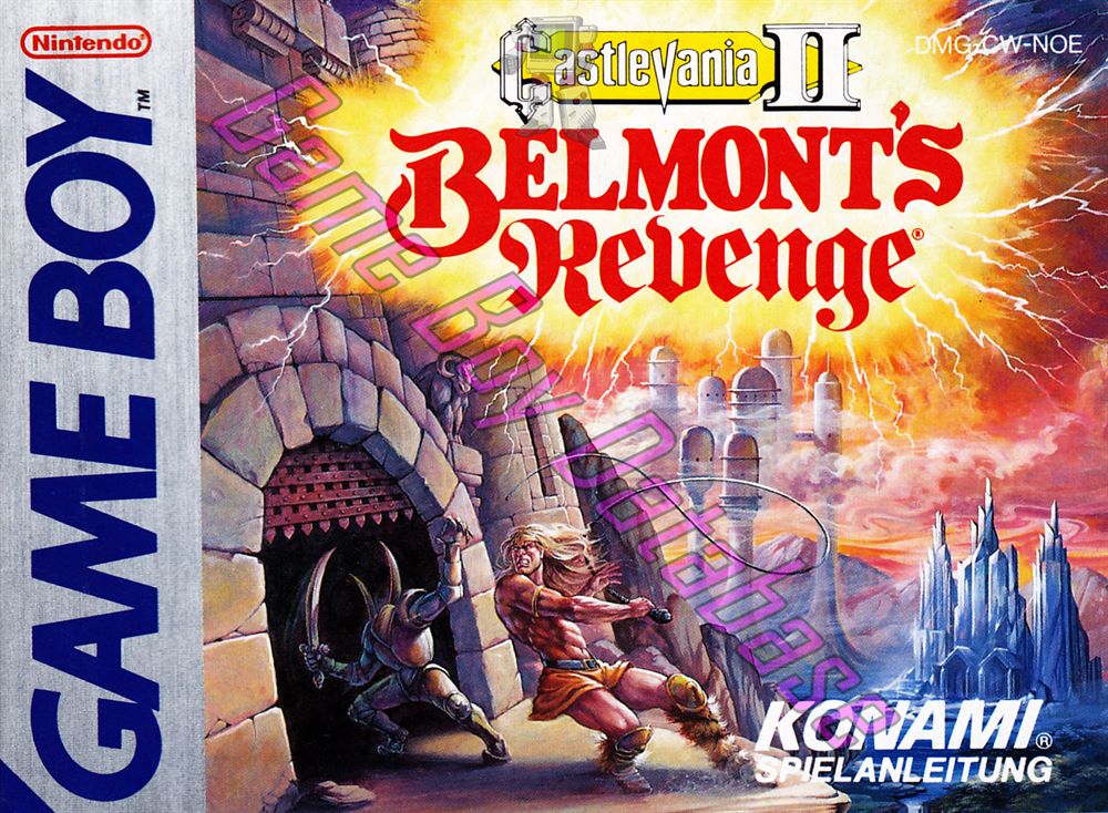 Castlevania II Belmont's Revenge NOE Front of the booklet