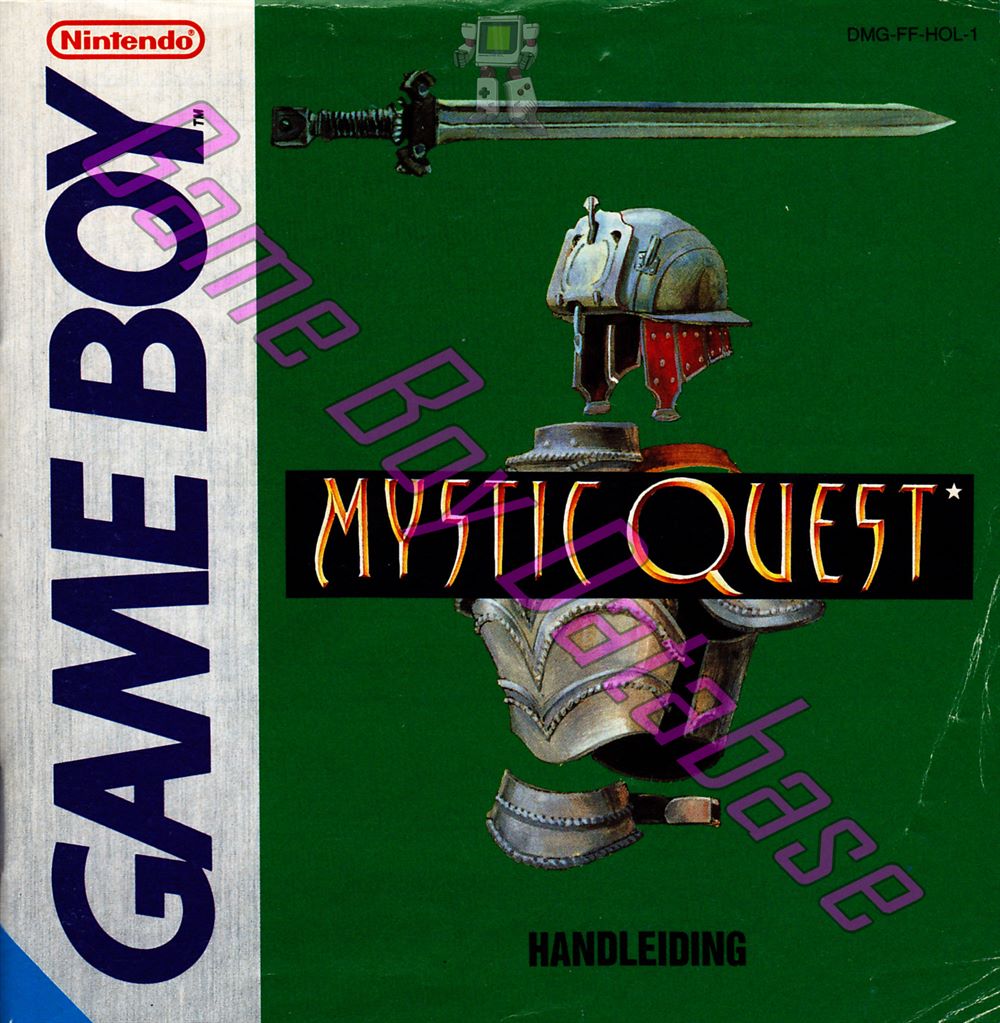 Mystic Quest HOL-1 Front of the booklet