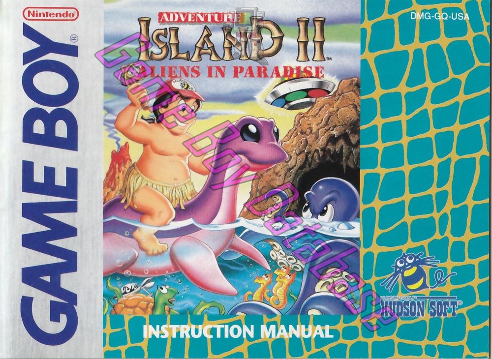 Adventure Island II USA Front of the booklet