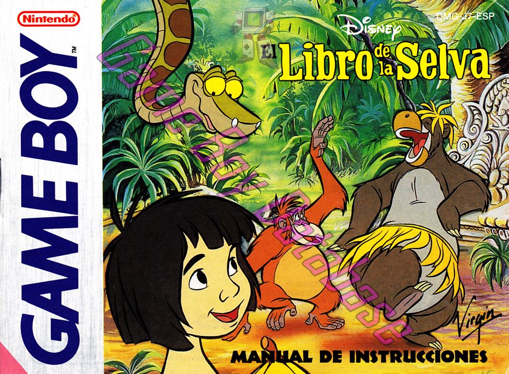 Libro de la Selva (Disney el) ESP Front of the booklet