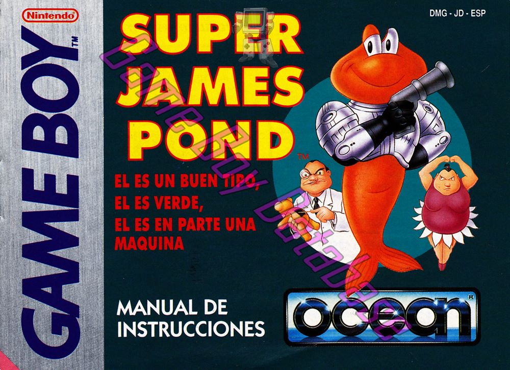 Super James Pond ESP Front of the booklet