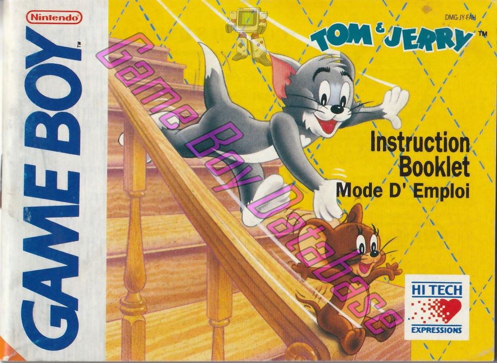 Tom & Jerry UKV Front of the booklet