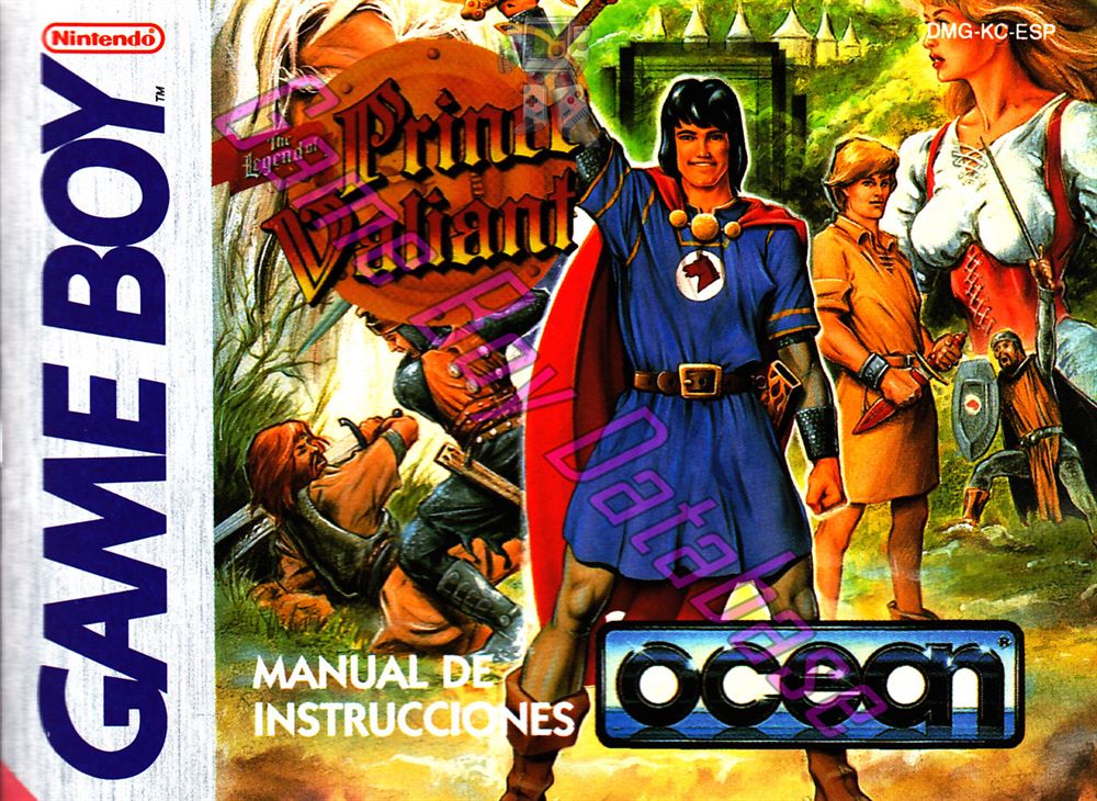 Prince Valiant (the Legend of) ESP Front of the booklet