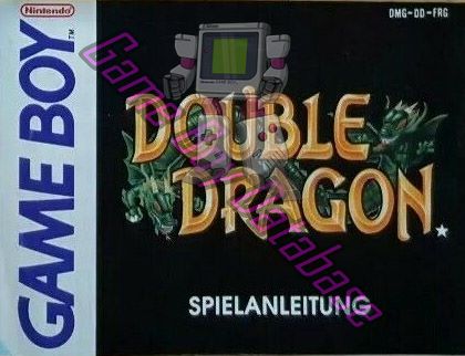 Double Dragon FRG Front of the booklet