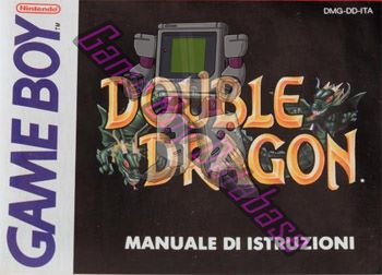 Double Dragon ITA Front of the booklet