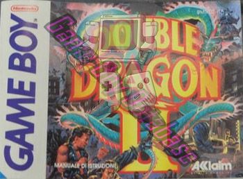 Double Dragon II ITA Front of the booklet