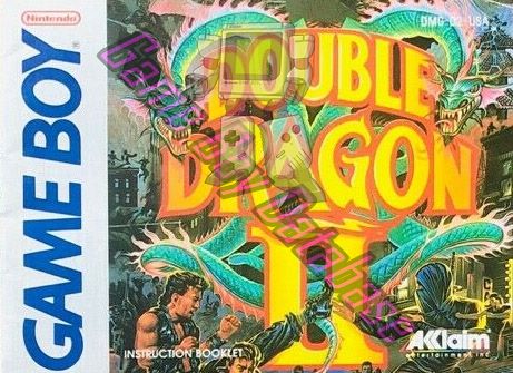 Double Dragon II USA Front of the booklet