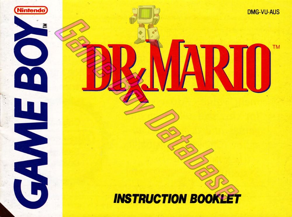 Dr. Mario AUS Front of the booklet