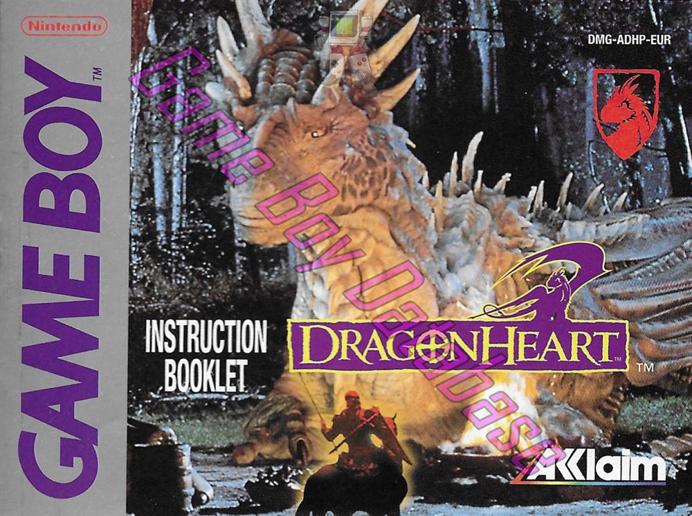 Dragon Heart EUR Front of the booklet